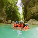 Jumping, Swimming and Sliding at Kawasan Falls